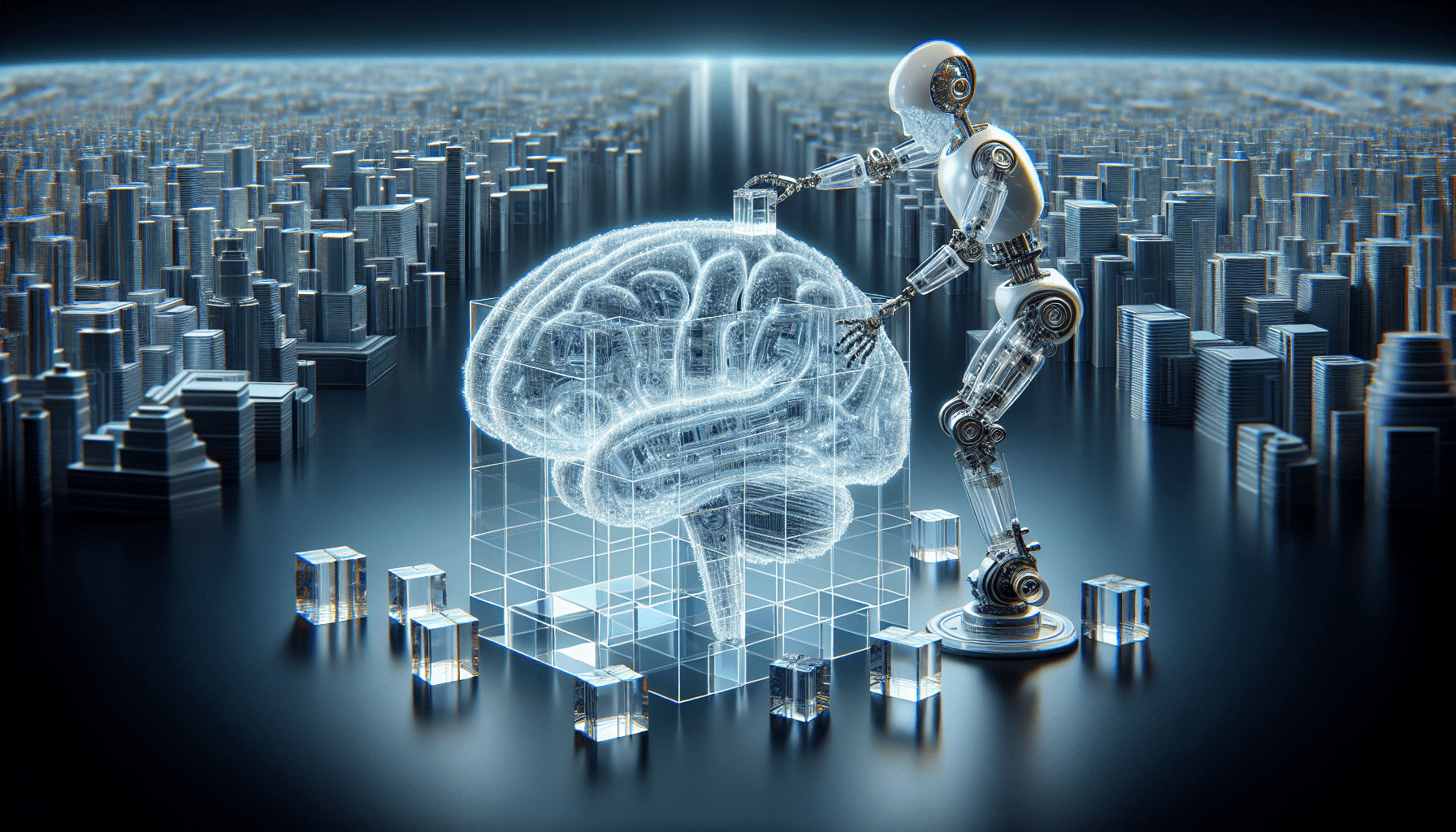 Illustration of transparent AI model development