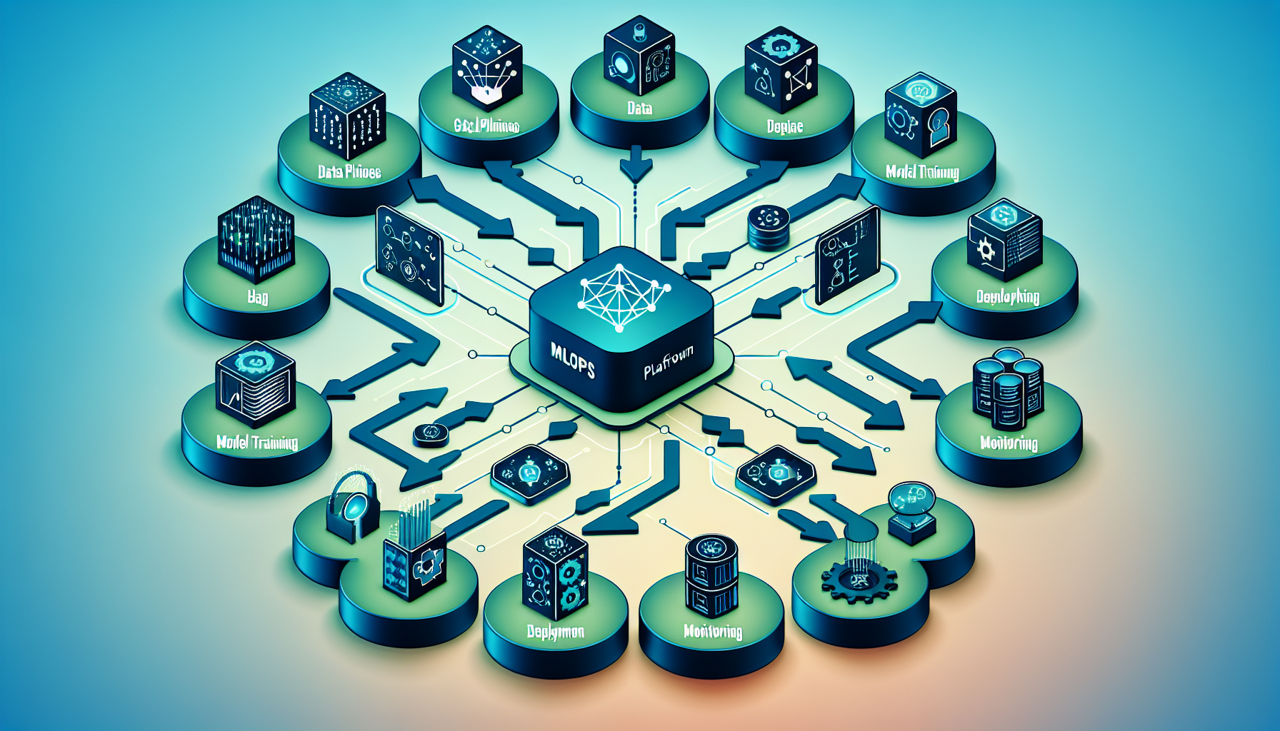 An illustration of MLOps platforms facilitating seamless scaling.